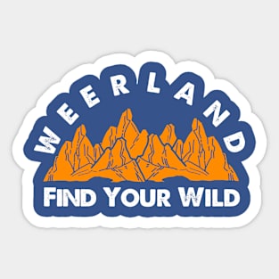 Find Your Wild Orange 2304 Sticker